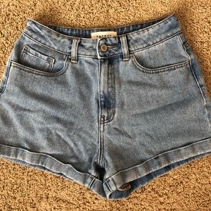 Pacsun Light Denim Mom Shorts